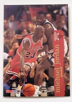 1995-96 Skybox NBA Hoops #21 Michael Jordan basketball card
