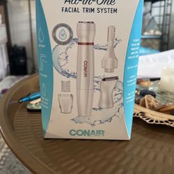 CONAIR-  All In One Facial Trim System. NEW 