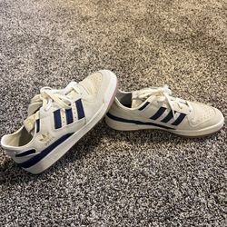 Adidas Forum Low CL Cream White/Dark Blue