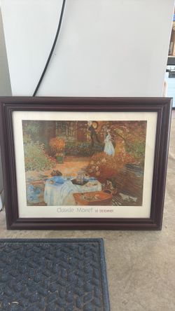 Framed Monet Print