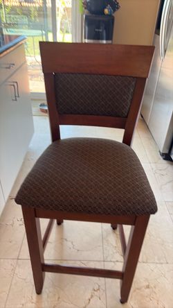 Wood Barstool