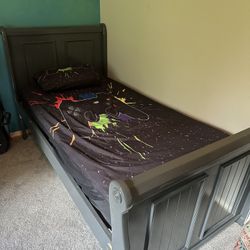 Twin Bed frame Grey 