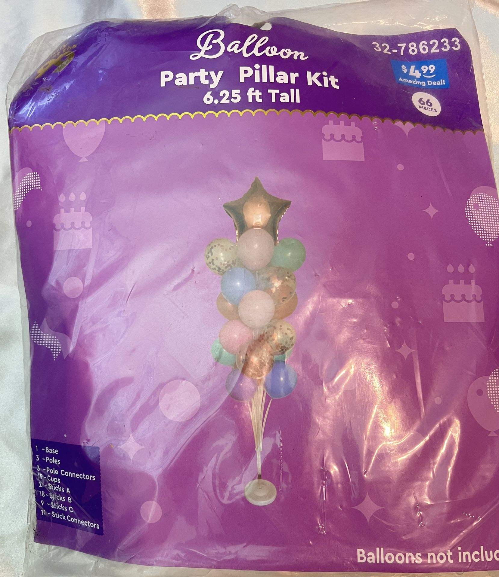 1 Party Pillar Kit, 1 Party Stand ❗️Firm Price❗️