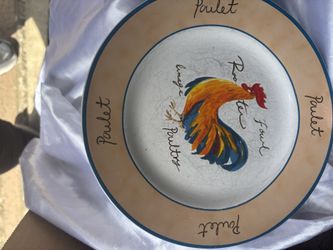 Rooster Medium Size Plates
