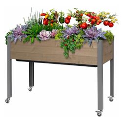 CedarCraft Self-Watering Elevated Spruce Planter (2 colors available)