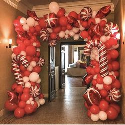 NEW… Christmas Balloon Garland Arch Kit 144 Pieces