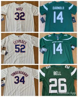 Mets and Jets jerseys