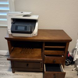 Wood Printer Stand (Printer Sold Separately)