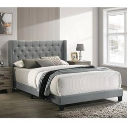 KING BED FRAME NO MATTRESS 