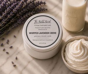 The Wild Wick Whipped Lavender Creme Candle