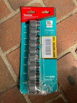 Makita 10 Pc 3/8” Drive Metric Impact Socket Set