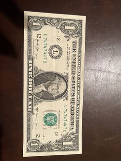 $1 Dolar La Seria Esta Repetido 7474