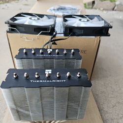 Thermalright PS120SE ARGB CPU Air Cooler, 7 Heat Pipes CPU Cooler,Dual 120mm TL-C12B-S V2 PWM Fan