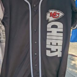 Kansas City Chiefs Baseball Style Jerseys