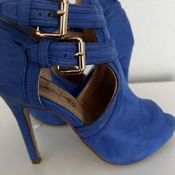 Blue Suede Heels 