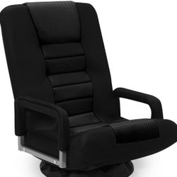 Swivel Floor Gaming Chair w/Armrests,