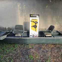 John Boat With New Trolling Motor