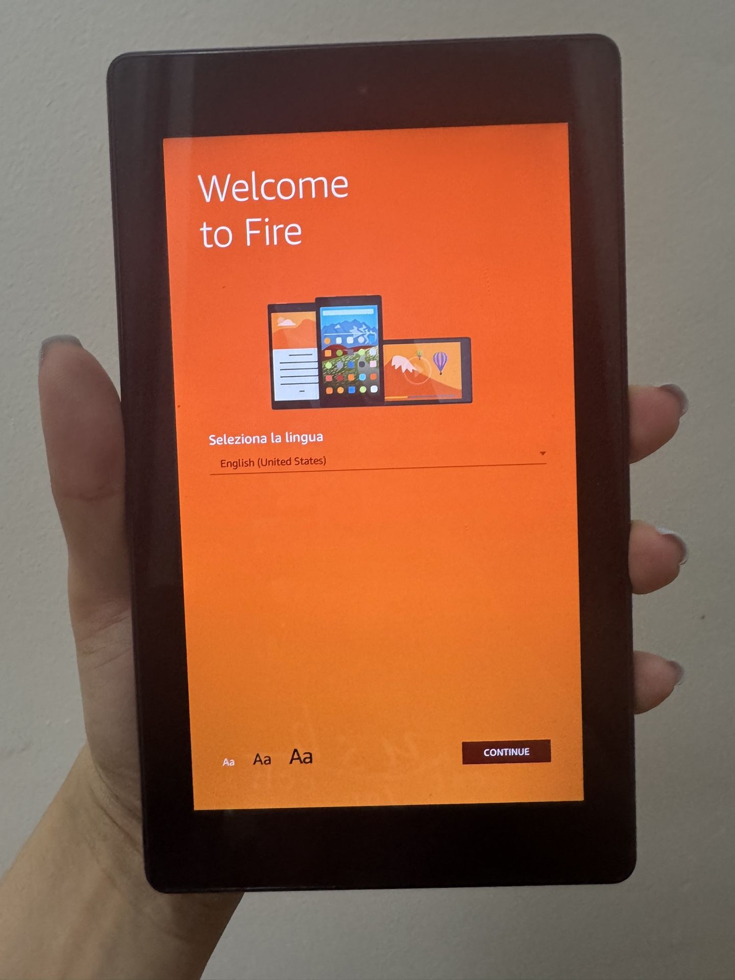 Amazon Kindle Fire 7 SR043KL 7" HD 7th Gen Kindle E-Reader Tablet Black Charger