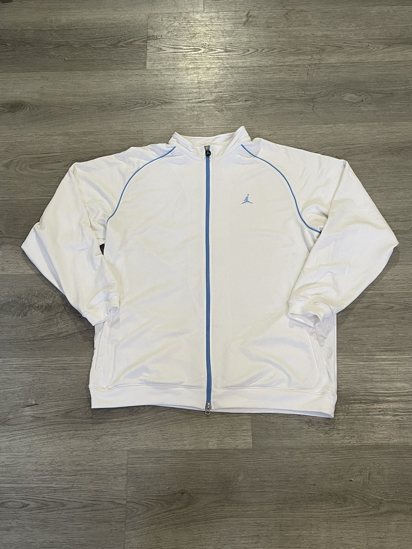 Vintage Jordan 20th Anniversary White/ Carolina Blue Track Jacket