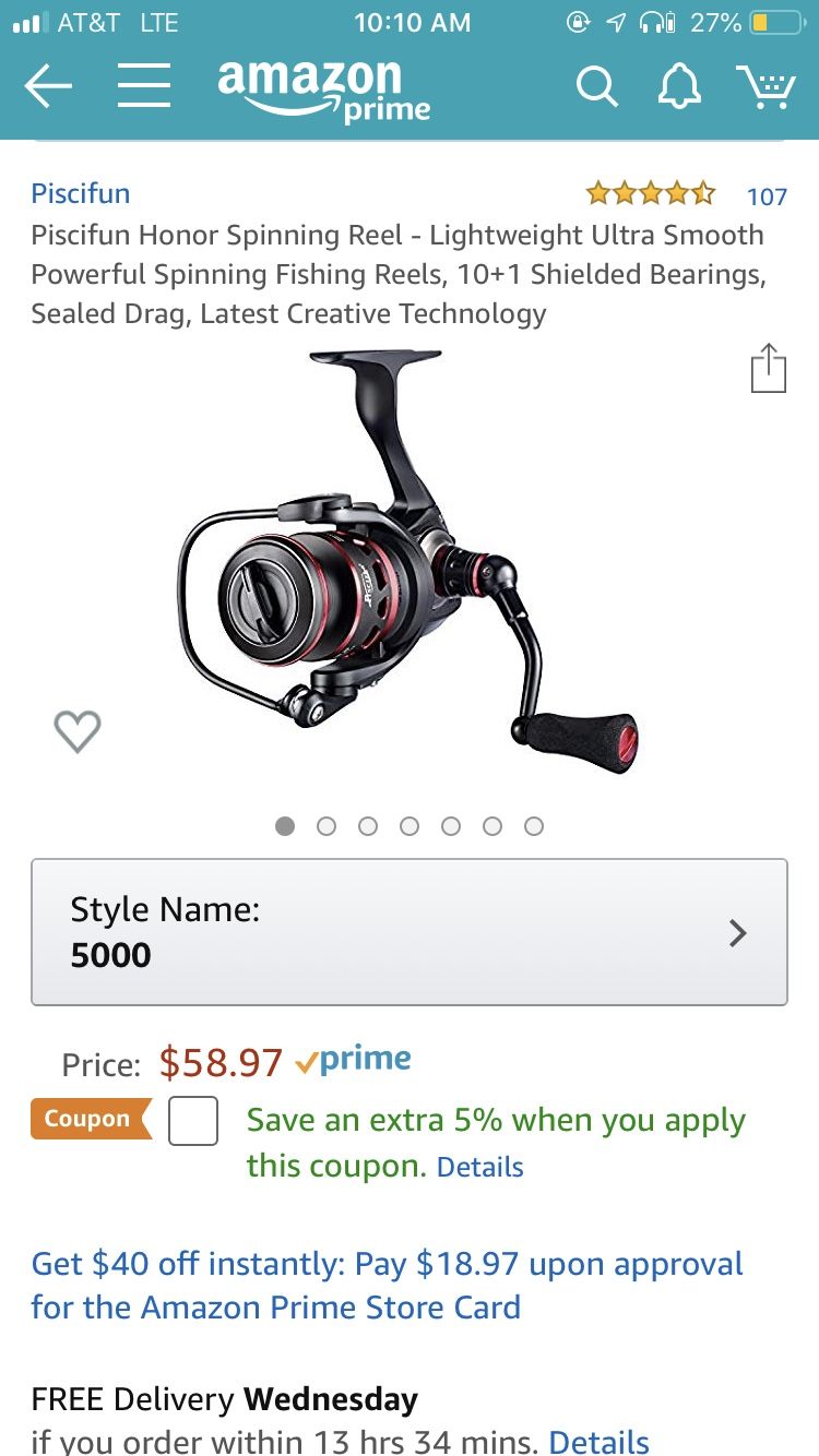 Piscifun Honor Reel 5000