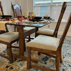 Glass Top Dining room table
