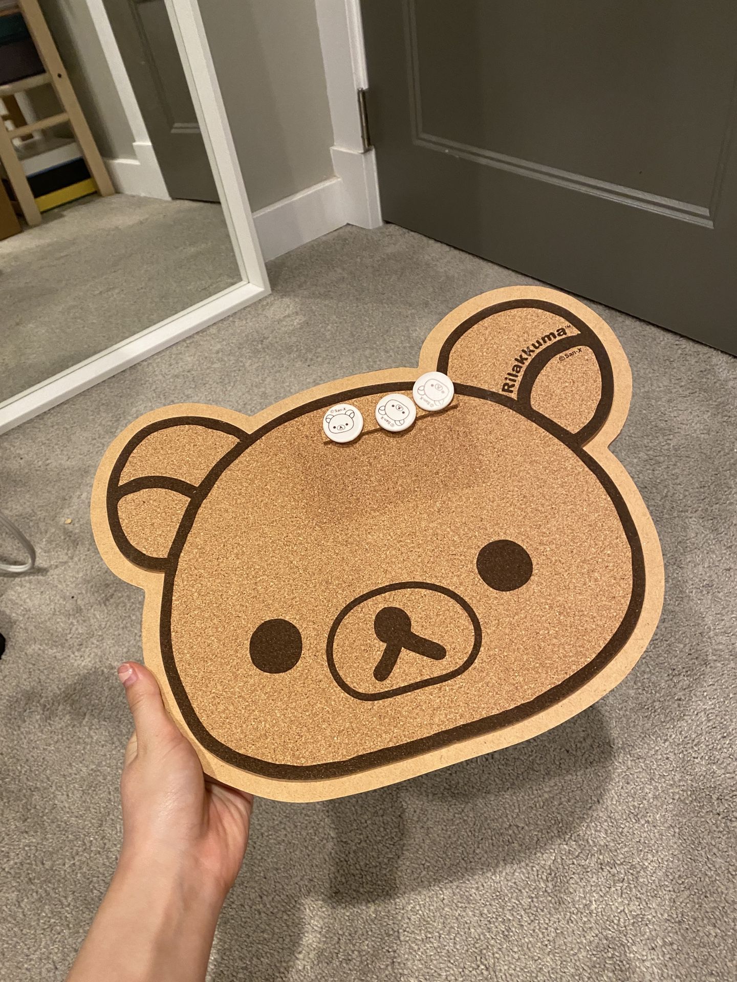 Sanrio Rilakkuma Cork board and Pins