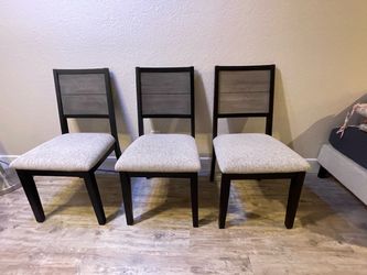 3 chairs