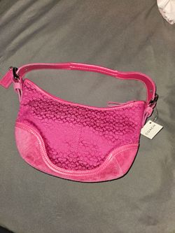 Coach pink mini soho