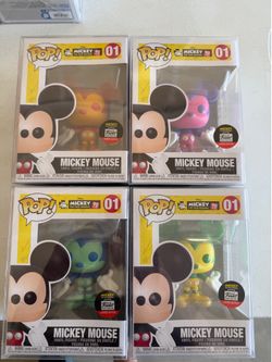 Mickey Mouse collection different colors