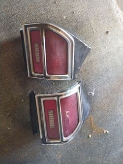69chevelle original metal corner rear lights