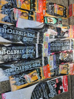 synthetic braiding hair extensions lot