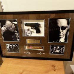 THE SOPRANOS FAMILY REFINED SHADOW BOX… 33.5” Wide By 21.5” HEIGHT…$125