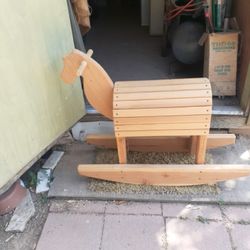 Wooden Rocking Horse