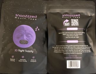 Snoozed Mouth Tape For Help With Sleeping