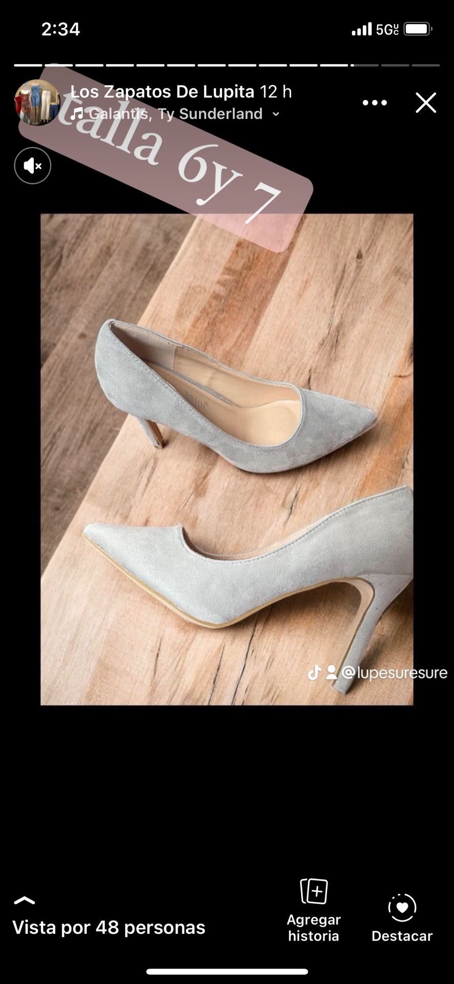 heels size 7, 71/2