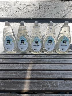 New Five (5) x 365 by Whole Foods Market, Unscented Dish Soap, Plant-Derived Ingredients, 24 Fl Oz