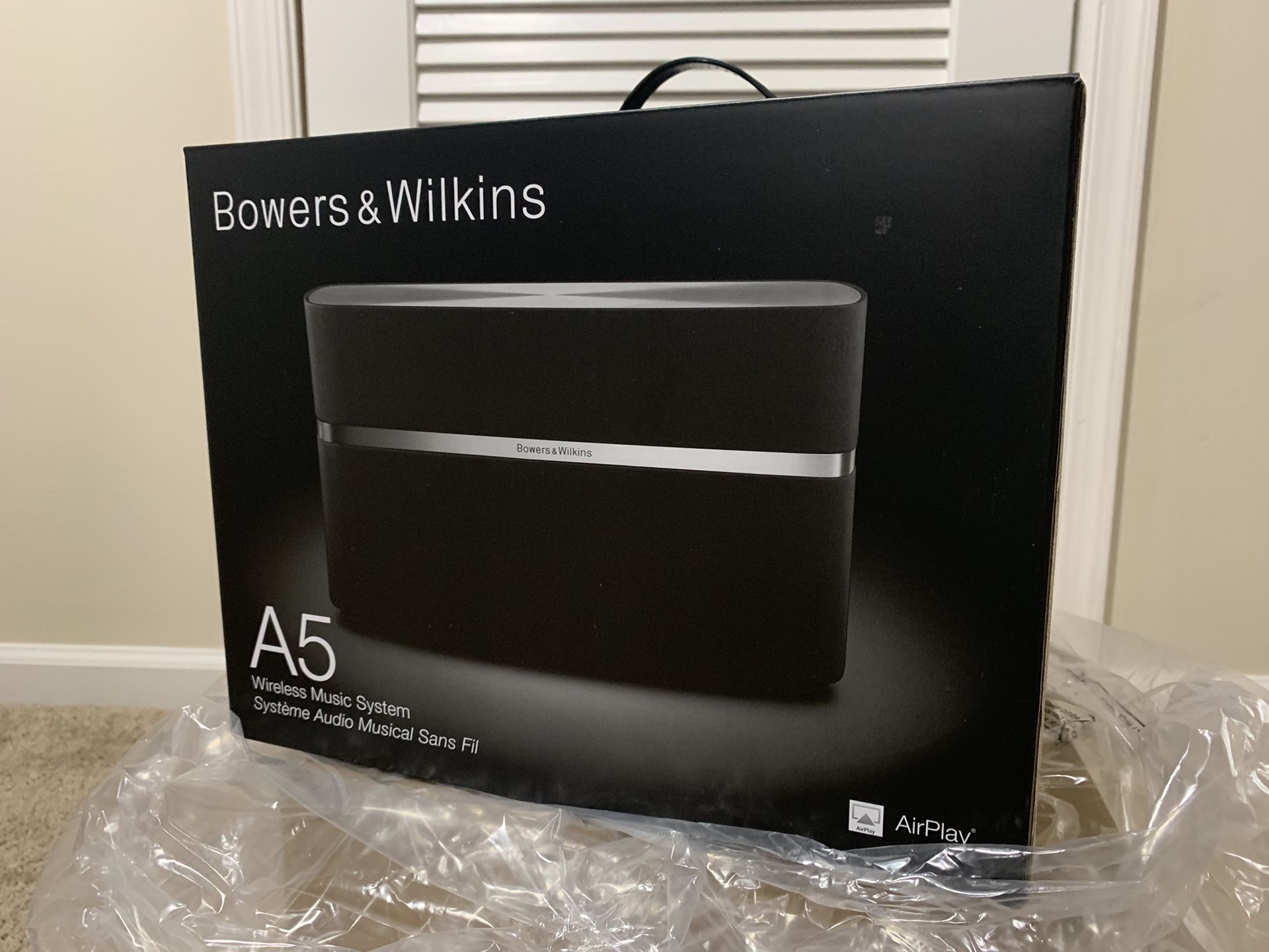 Bowers and Wilkins A5 wireless music system