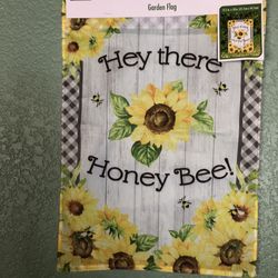 Flag For Yard Hey There Honey Bee 