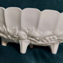 Milk Glass Bowl $25