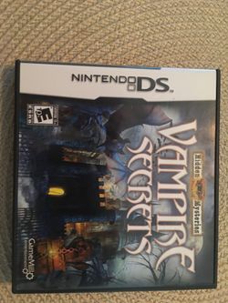 Nintendo ds vampire secrets