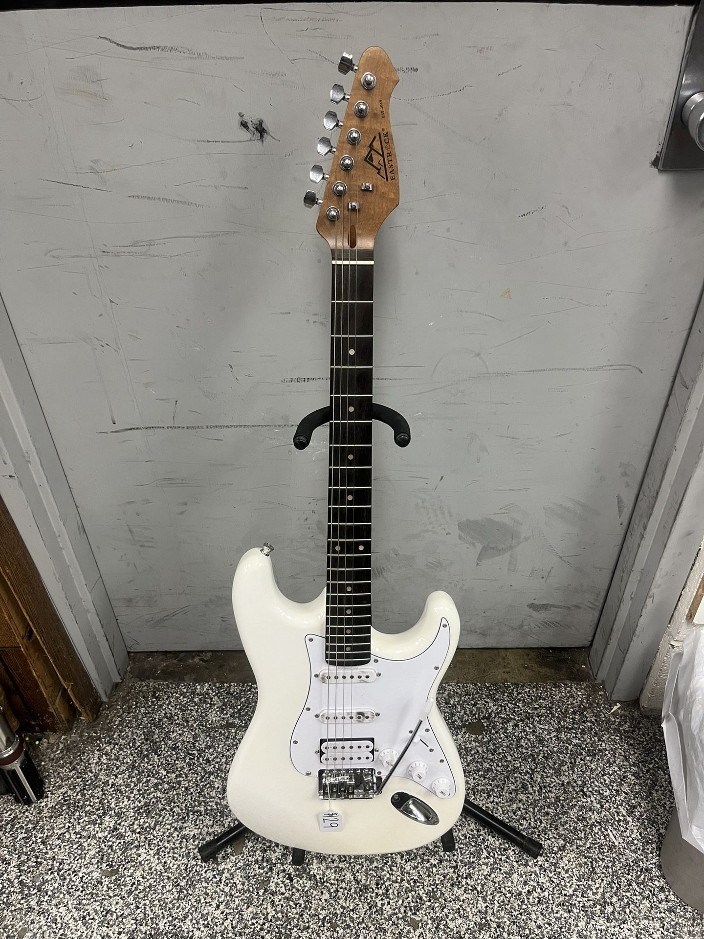 Eastrock Electric Guitar White 6 String