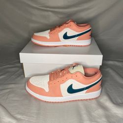 WMNS Air Jordan 1 Low Light Madder Root DC0774-800 7M/8.5W Sneakers