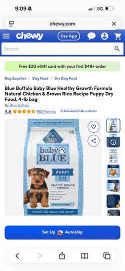 Puppy food pug