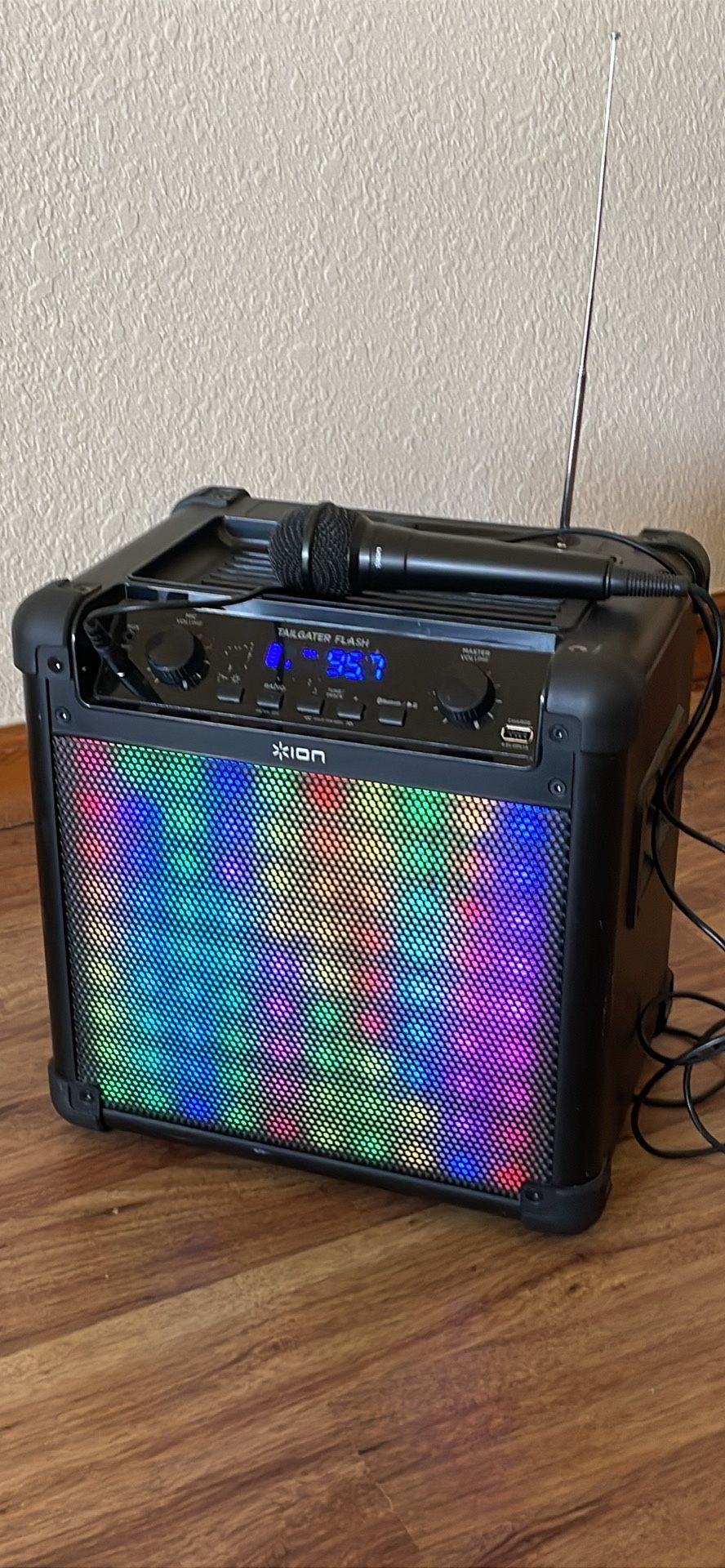 ION Audio Tailgater Portable Bluetooth Speaker with Mic,Radio, USB Charge