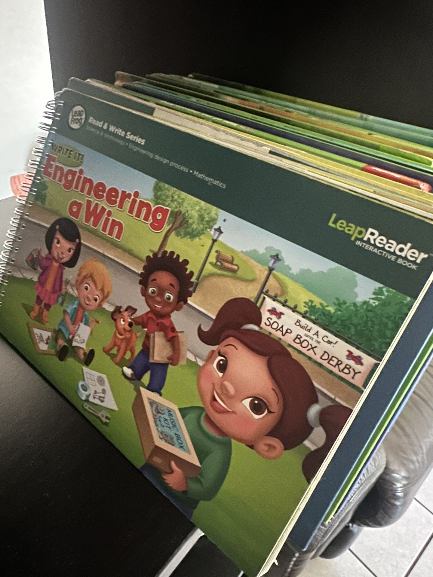 Leap Frog Books And Pen