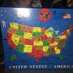 New In Package Large United States Puzzle Only Five Dollars