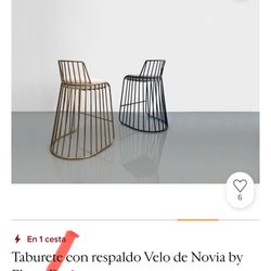 Calvin Chrome Curved Bar Stools 