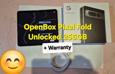 MINT Unlocked Google Pixel Fold 256GB Android 5G Smartphone Foldable Phone + Warranty