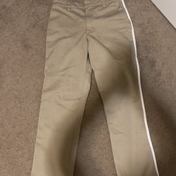 Tan Adidas Straight Leg Trousers 