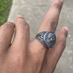 Stainless Steel Julius Caesar Ring Size 8
